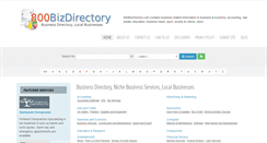 Desktop Screenshot of 800bizdirectory.com